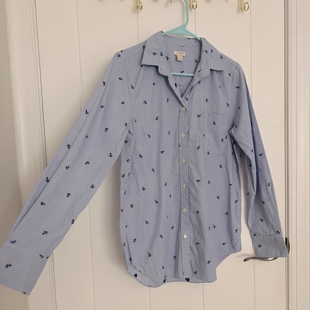 nautical anchor button up ⚓️